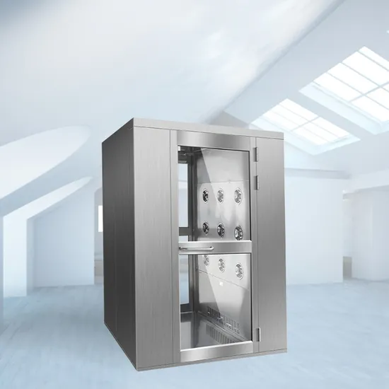 Clean Room Stainless Steel Single Side People Air Shower